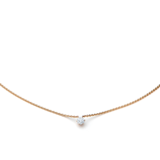 Naszyjnik Diamond Drop M z różowego złota