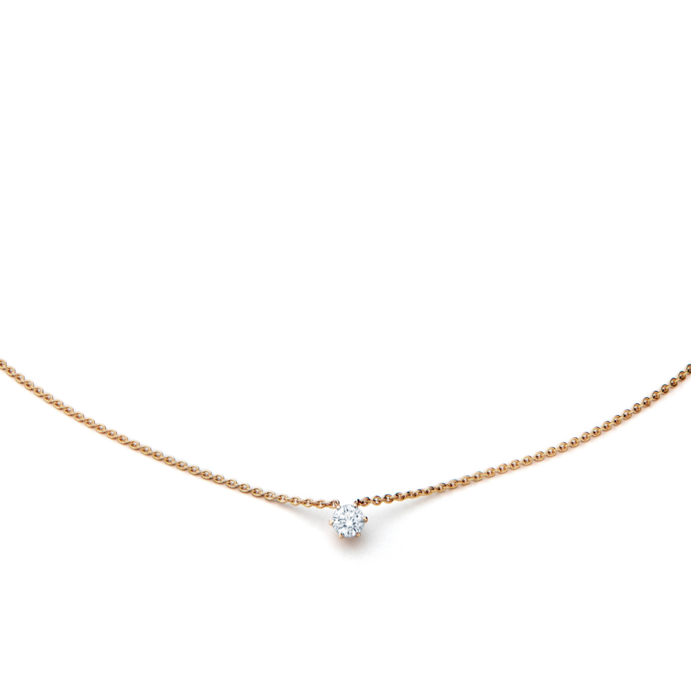 Naszyjnik Diamond Drop M z różowego złota
