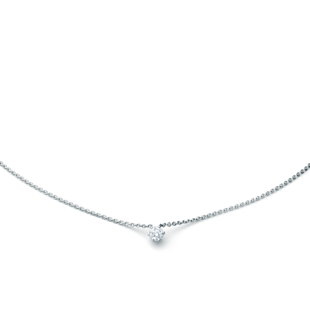Naszyjnik Diamond Drop M z białego złota
