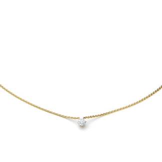 Naszyjnik Diamond Drop M z żółtego złota