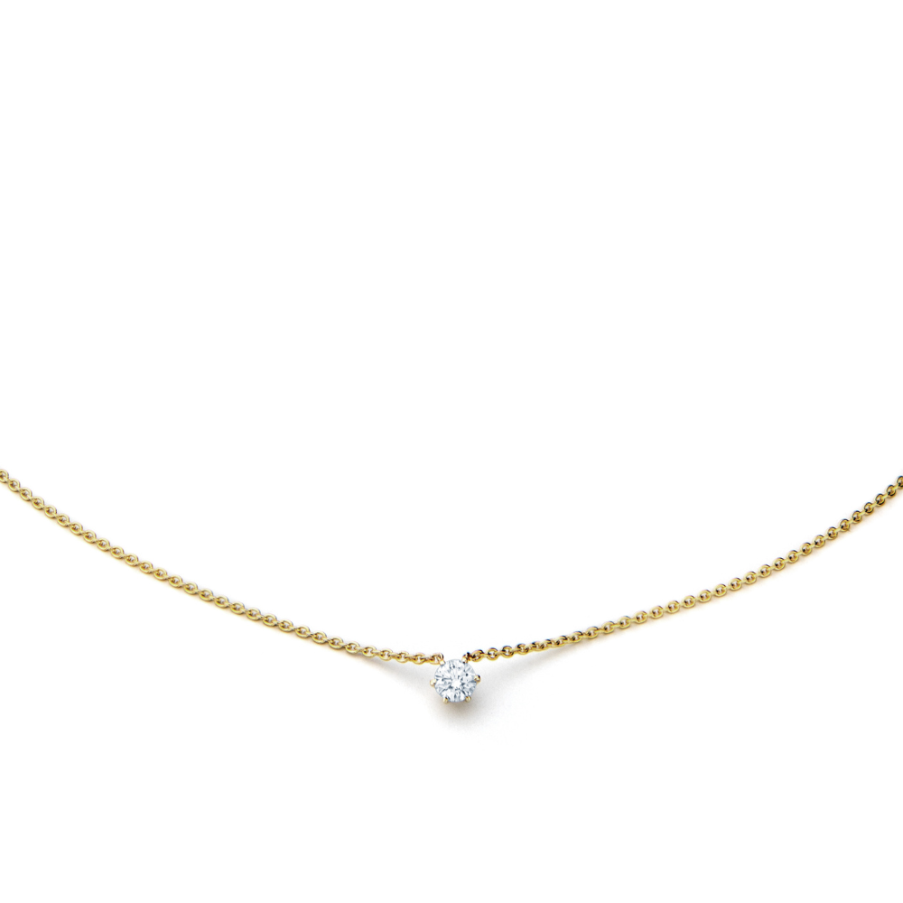 Naszyjnik Diamond Drop M z żółtego złota