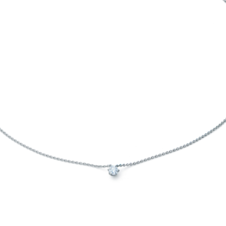 Naszyjnik Diamond Drop S z białego złota