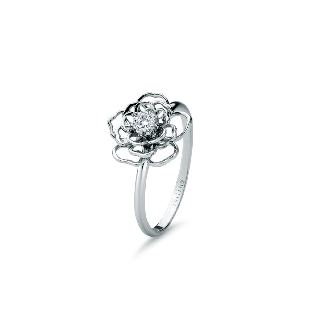 Pierścionek Dream of beauty diamond z białego złota