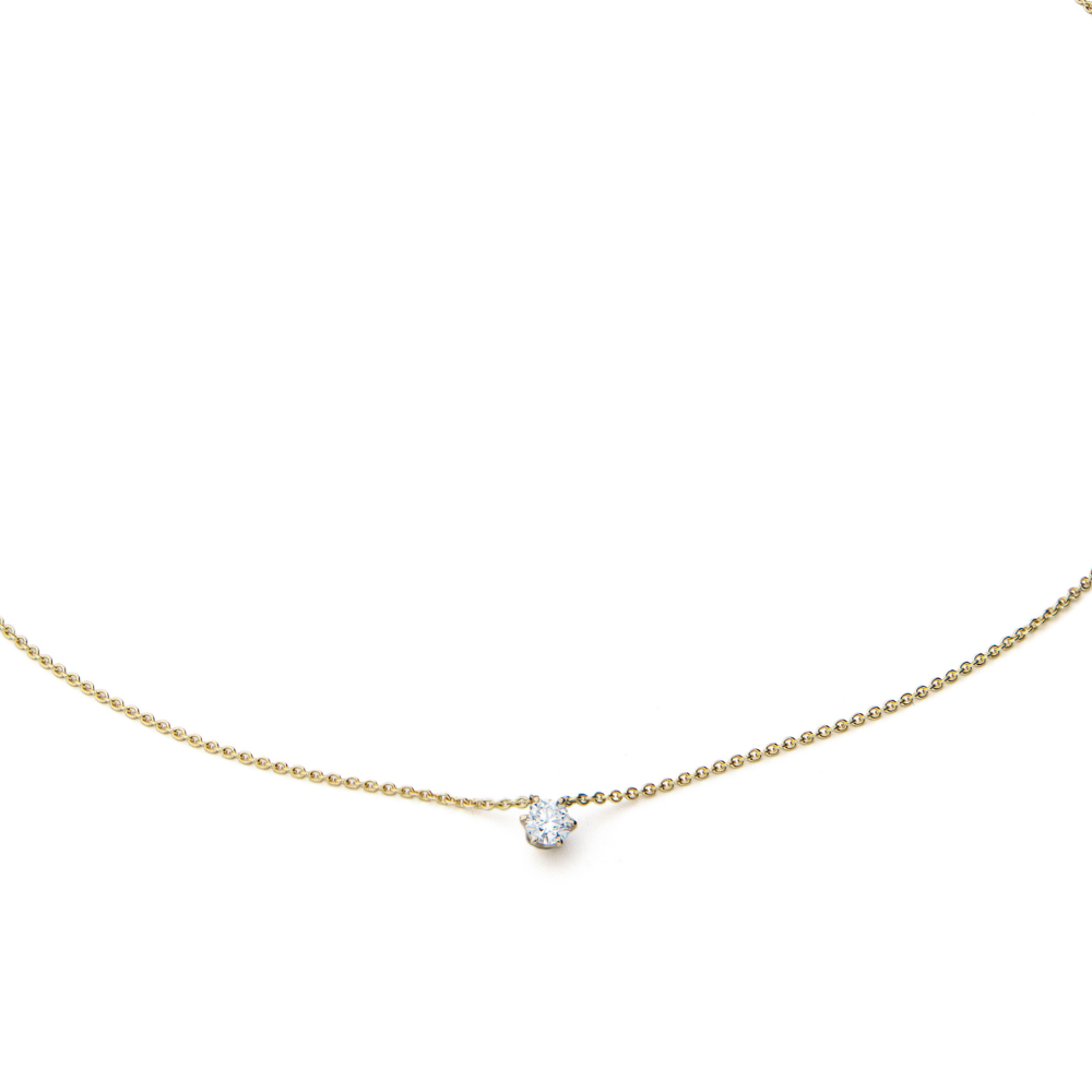 Naszyjnik Diamond Drop S z żółtego złota
