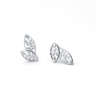 Kolczyki Charmine Diamonds z białego złota