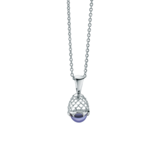 Zawieszka Bijoux blue z białego złota