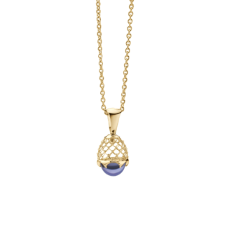 Zawieszka Bijoux blue z żółtego złota