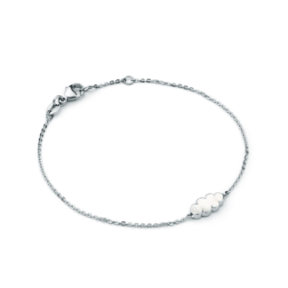 Bransoletka Cloud bracelet z białego złota