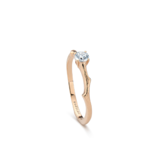 Pierścionek Layla diamond z różowego złota