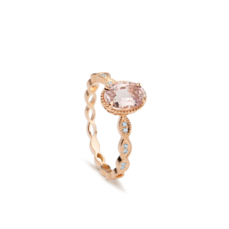 Pierścionek Marchesa rose sapphire z różowego złota