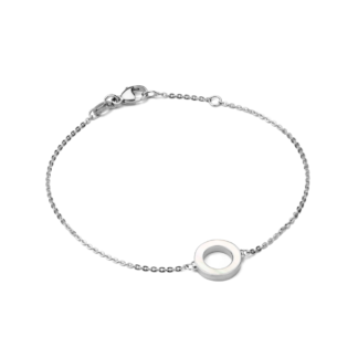 Bransoletka Milky way bracelet z białego złota