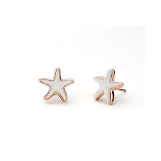 Kolczyki Sea stars z różowego złota