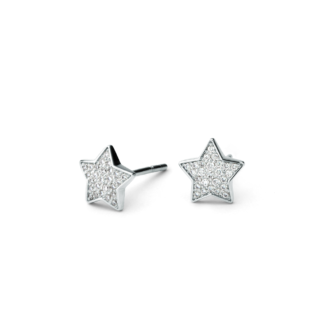 Kolczyki Sirius diamonds z białego złota