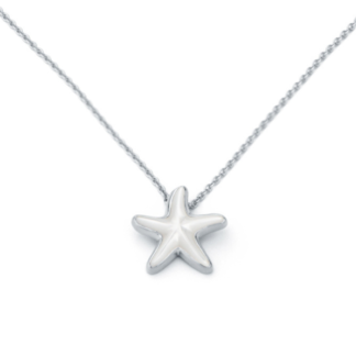 Zawieszka Starfish z białego złota