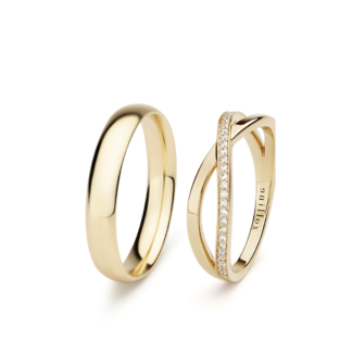 Obrączki Eternity i Classica 02 3.9 z żółtego złota