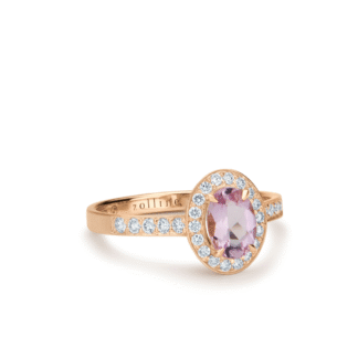 Pierścionek Gisele imperial topaz z różowego złota