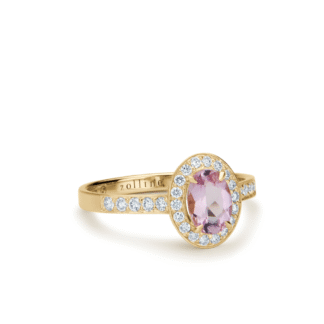 Pierścionek Gisele imperial topaz z żółtego złota