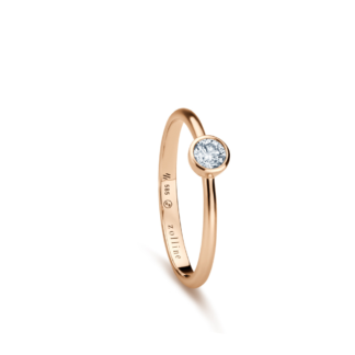Pierścionek Timeless essence diamond z różowego złota