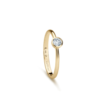 Pierścionek Timeless essence diamond z żółtego złota