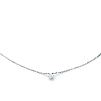 Naszyjnik Diamond Drop M z białego złota