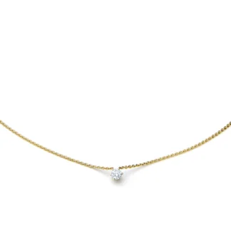 Naszyjnik Diamond Drop M z żółtego złota