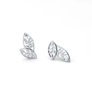 Kolczyki Charmine Diamonds z białego złota