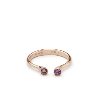 Pierścionek Astoria rose violet z różowego złota