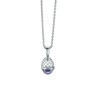 Zawieszka Bijoux blue z białego złota