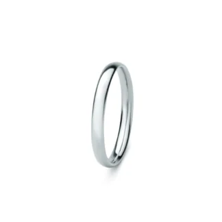 Obrączka Classica 02 2.5 z białego złota