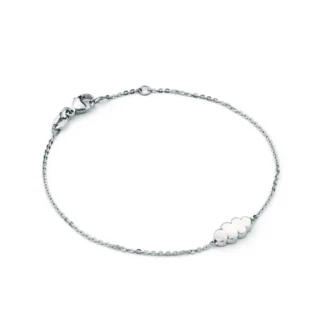 Bransoletka Cloud bracelet z białego złota