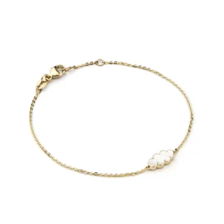 Bransoletka Cloud bracelet z żółtego złota