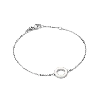 Bransoletka Milky way bracelet z białego złota