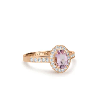 Pierścionek Gisele imperial topaz z różowego złota