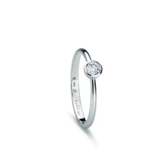 Pierścionek Timeless essence diamond z białego złota